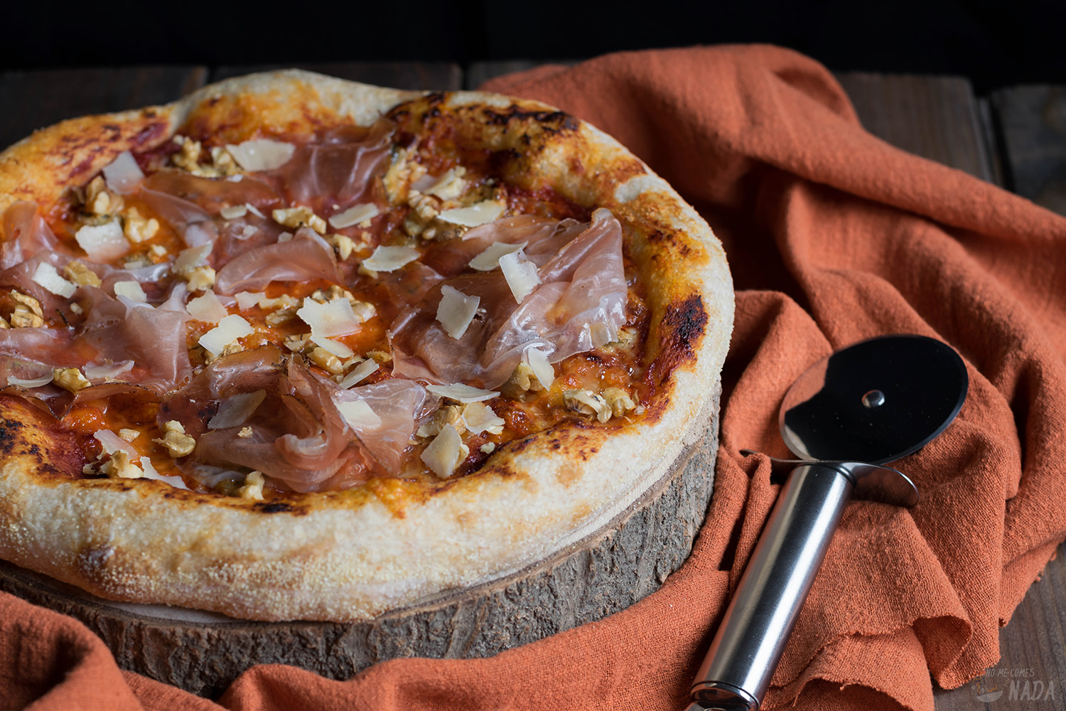 Horneado de la pizza