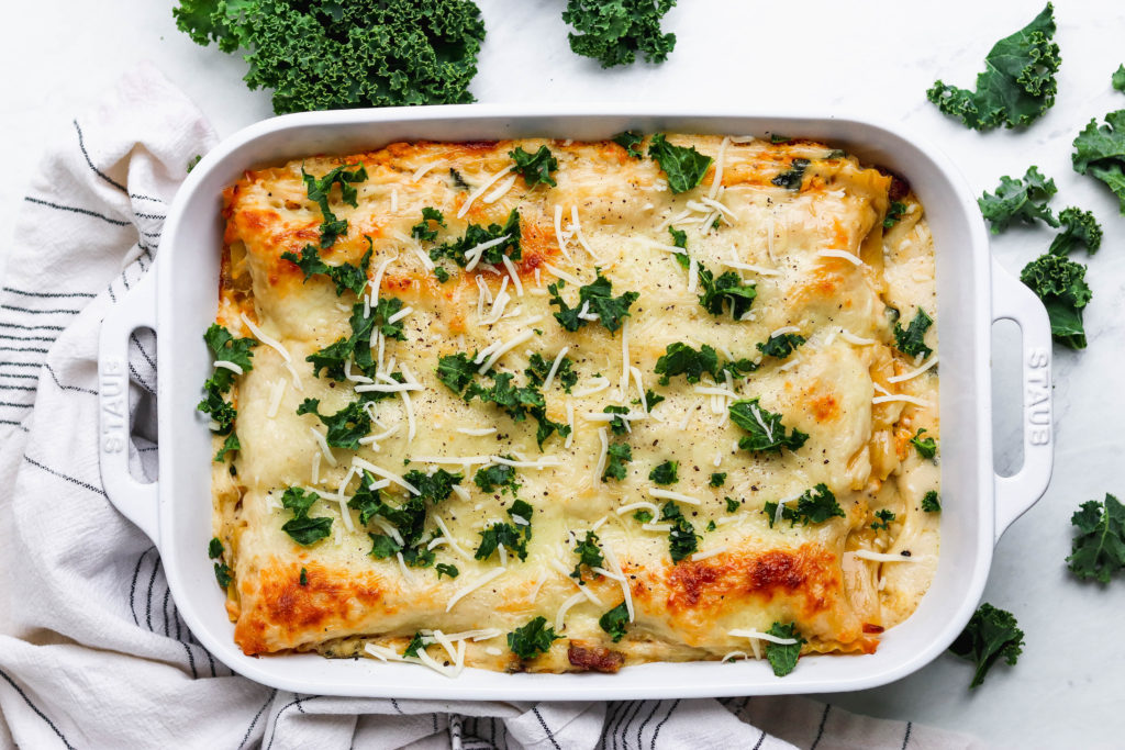 Butternut Squash and Kale Lasagna