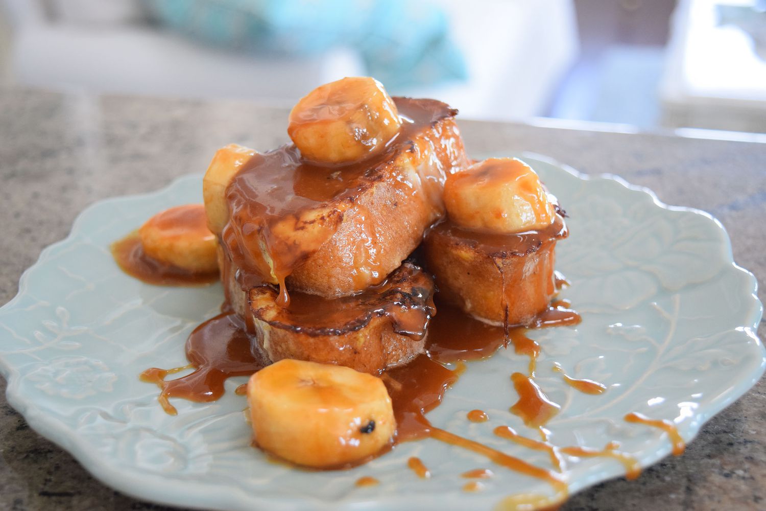 Banana Caramel French Toast