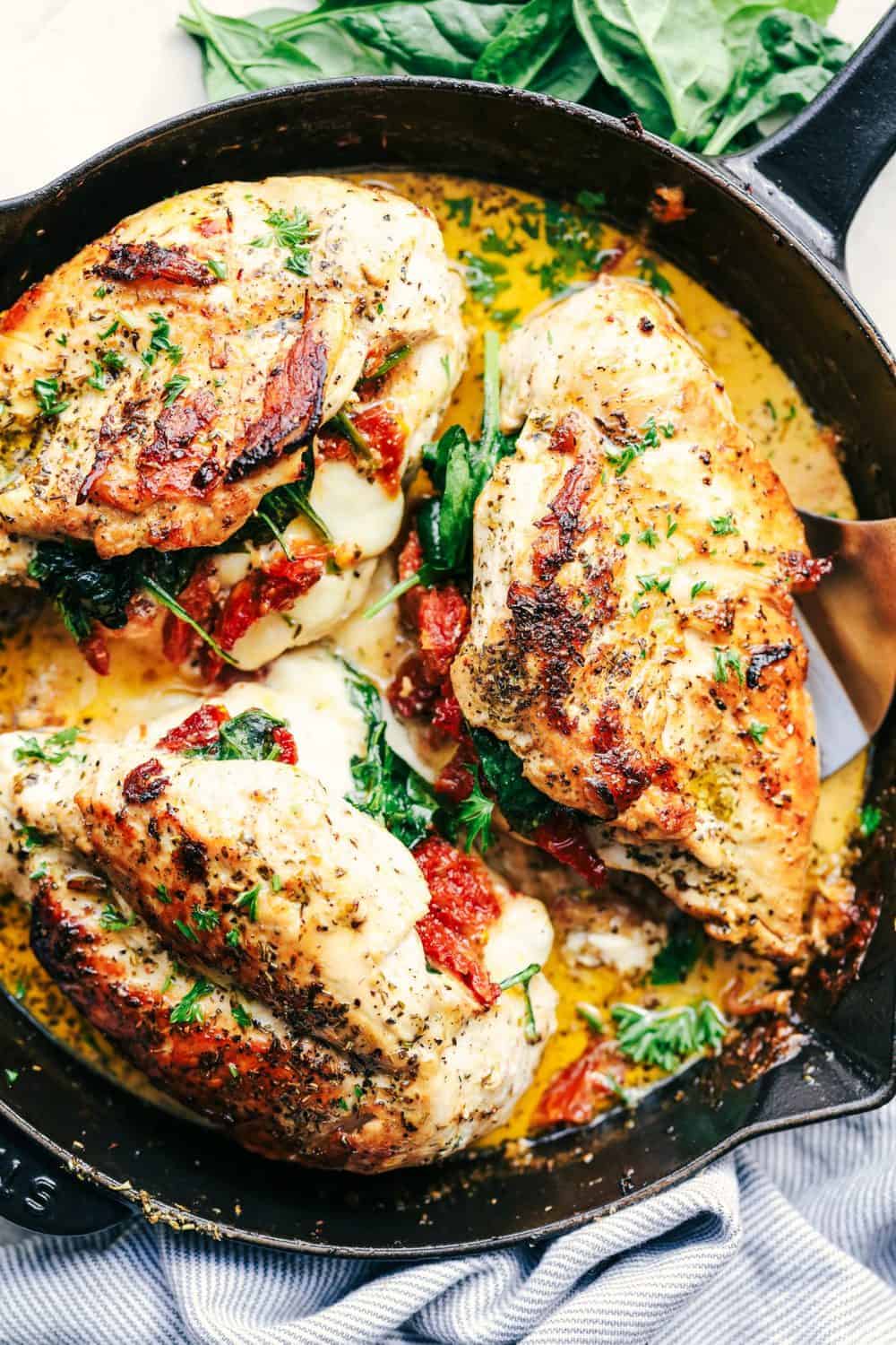 Tuscan Stuffed Chicken Breast