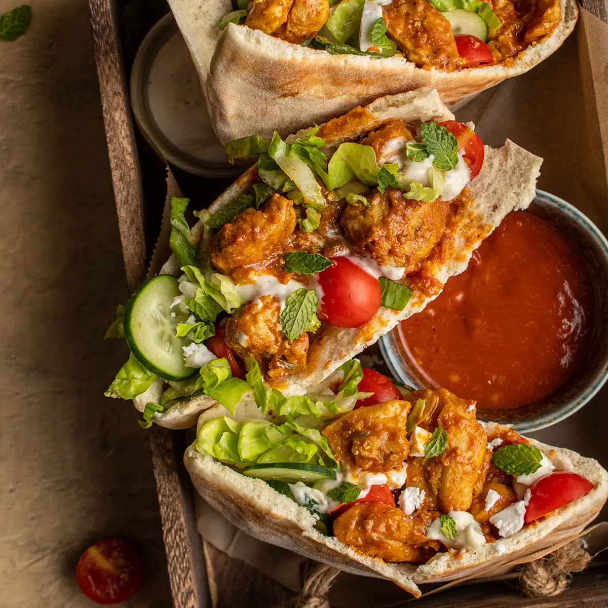 Chicken Tikka Masala Wraps