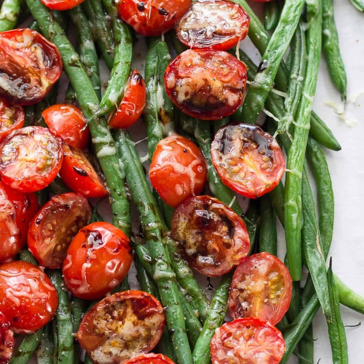 Green Bean and Tomato Bake