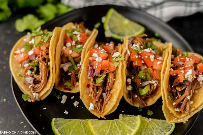 Slow Cooker Flank Steak Tacos