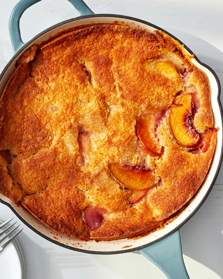 Peach Cobbler Cake Recipe from Martha Stewart