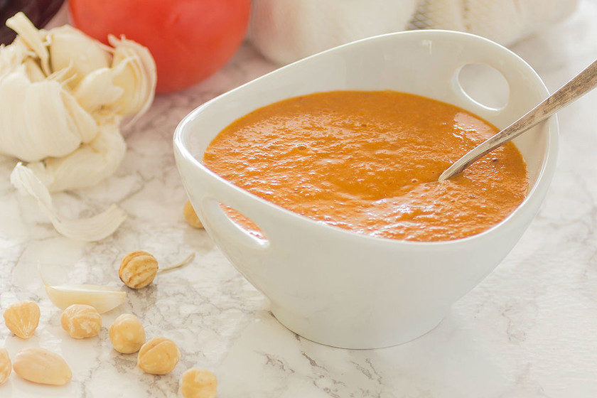Xató con Thermomix y salsa de avellanas y piñones