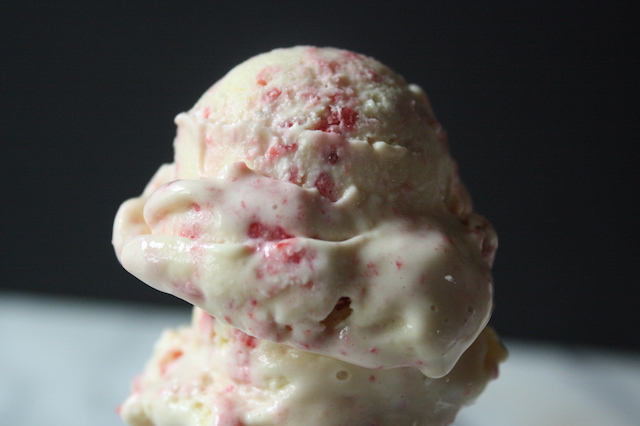 Strawberry Horchata Ice Cream