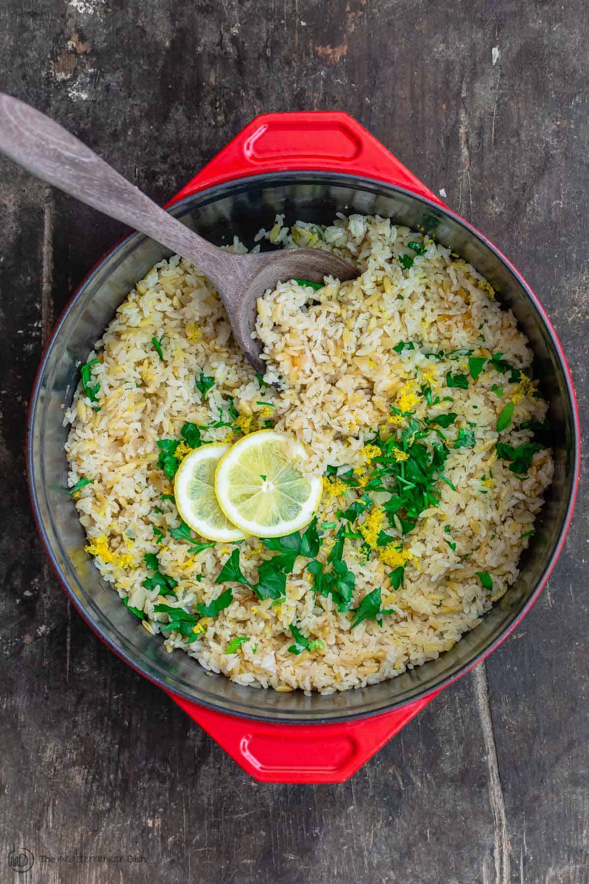Lemon Rice with Vegetables