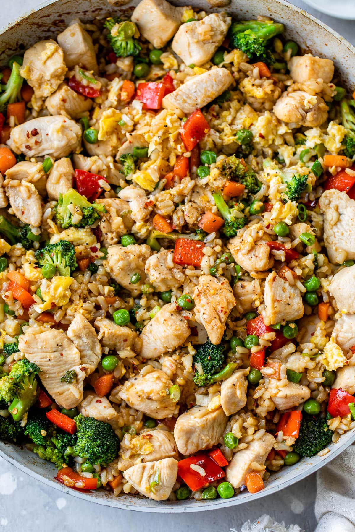 Chicken and Brown Rice Stir-Fry