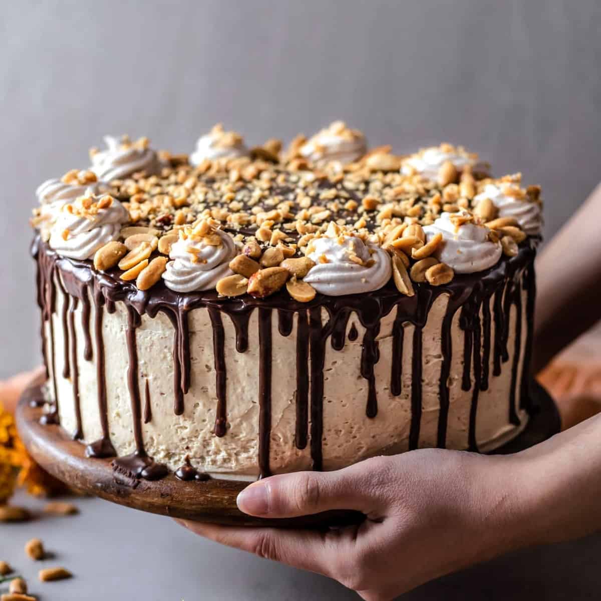 Gluten-Free Peanut Butter Chocolate Cake