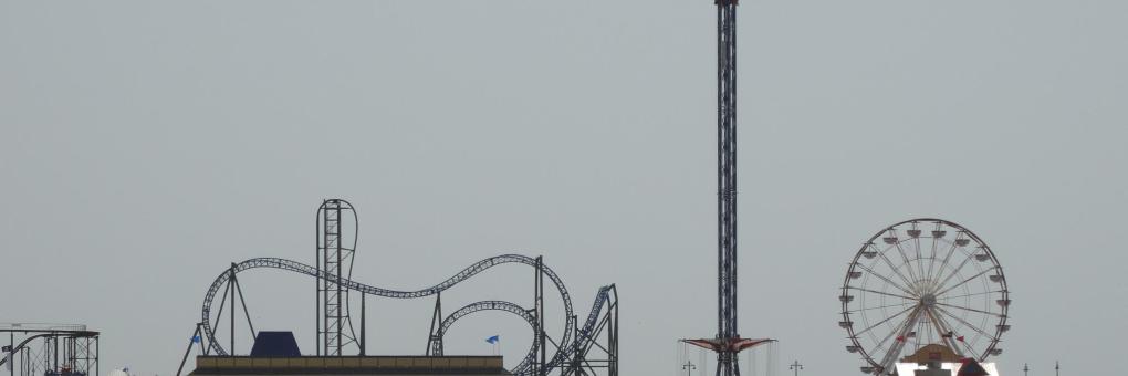 Galveston Island Historic Pleasure Pier Beach
