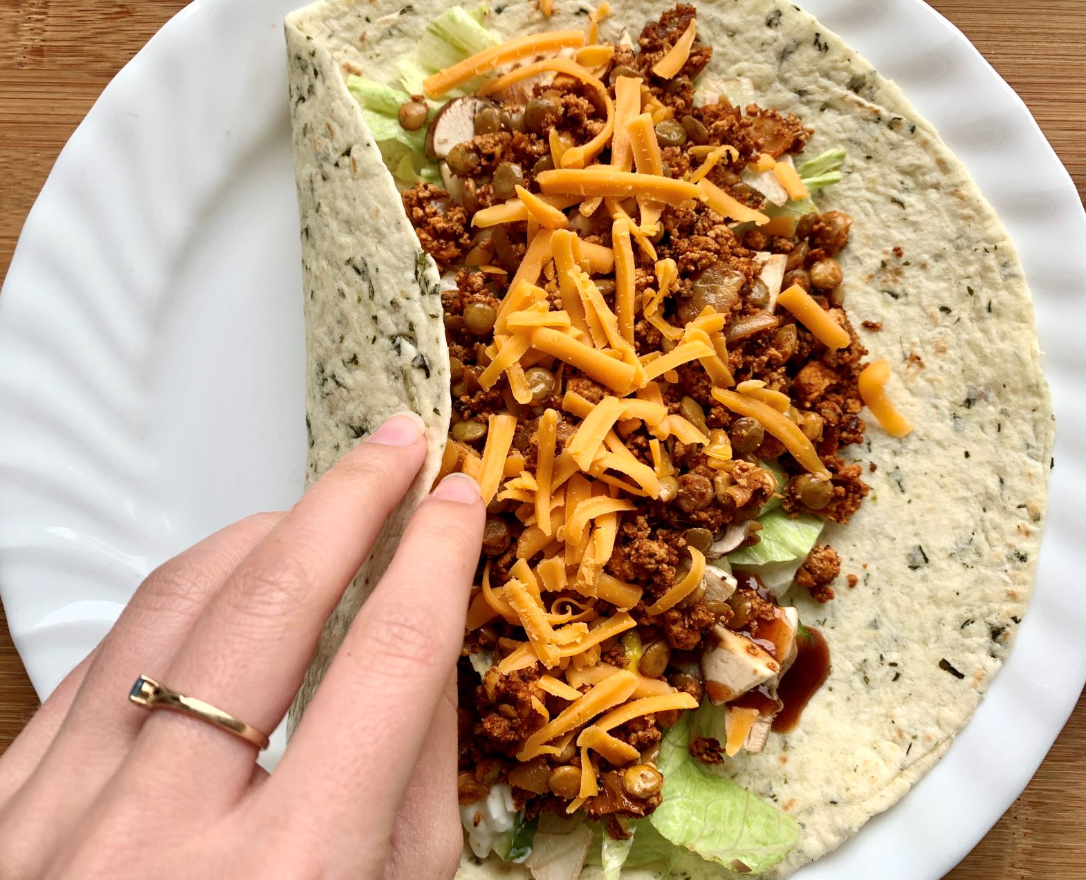 Lentil and Tofu Tacos