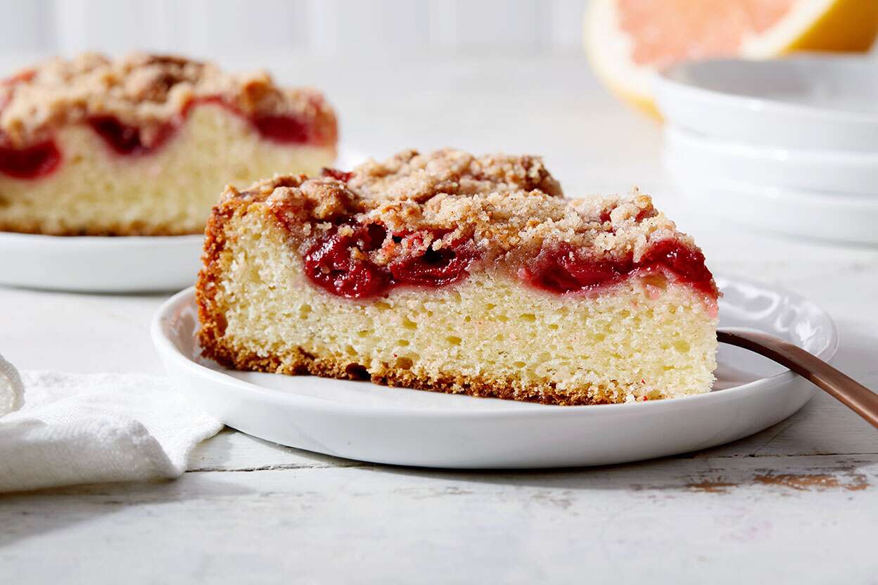 Cherry Almond Coffee Cake