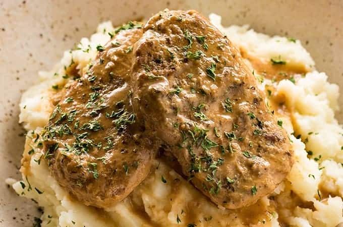 Slow Cooker Boneless Pork Chops