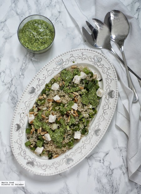 Pesto Genovese con Thermomix y queso feta