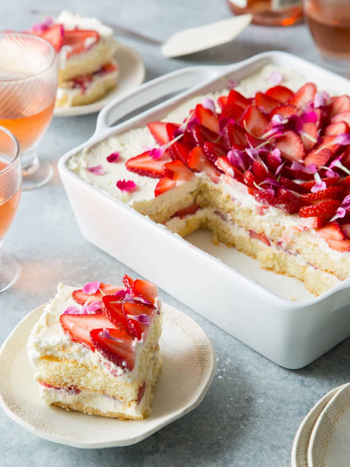 Strawberry Champagne Tiramisu
