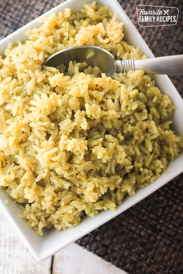 Lemon Rice Pesto