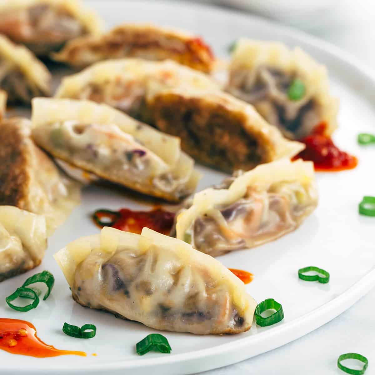 Tofu and Vegetable Dumplings