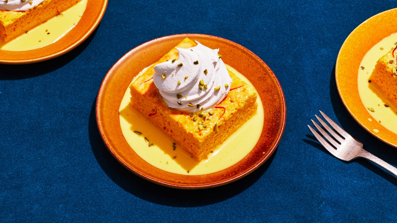 Mango Tres Leches Cake Recipe from Bon Appétit