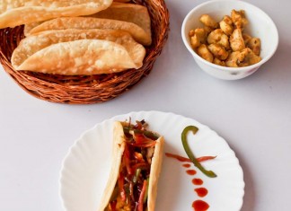 Chicken Kolhapuri Tacos