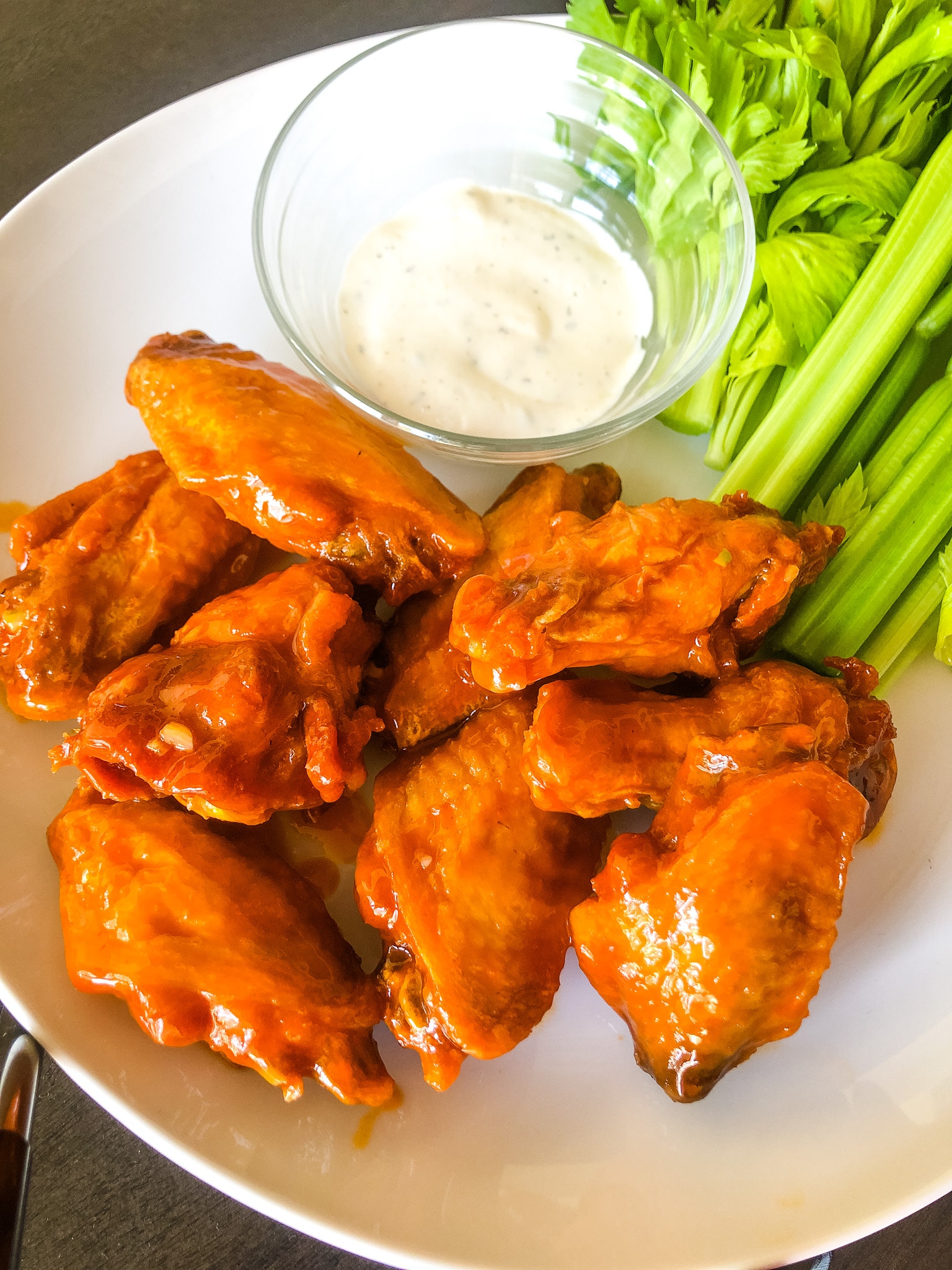 Garlic Buffalo Chicken Wings