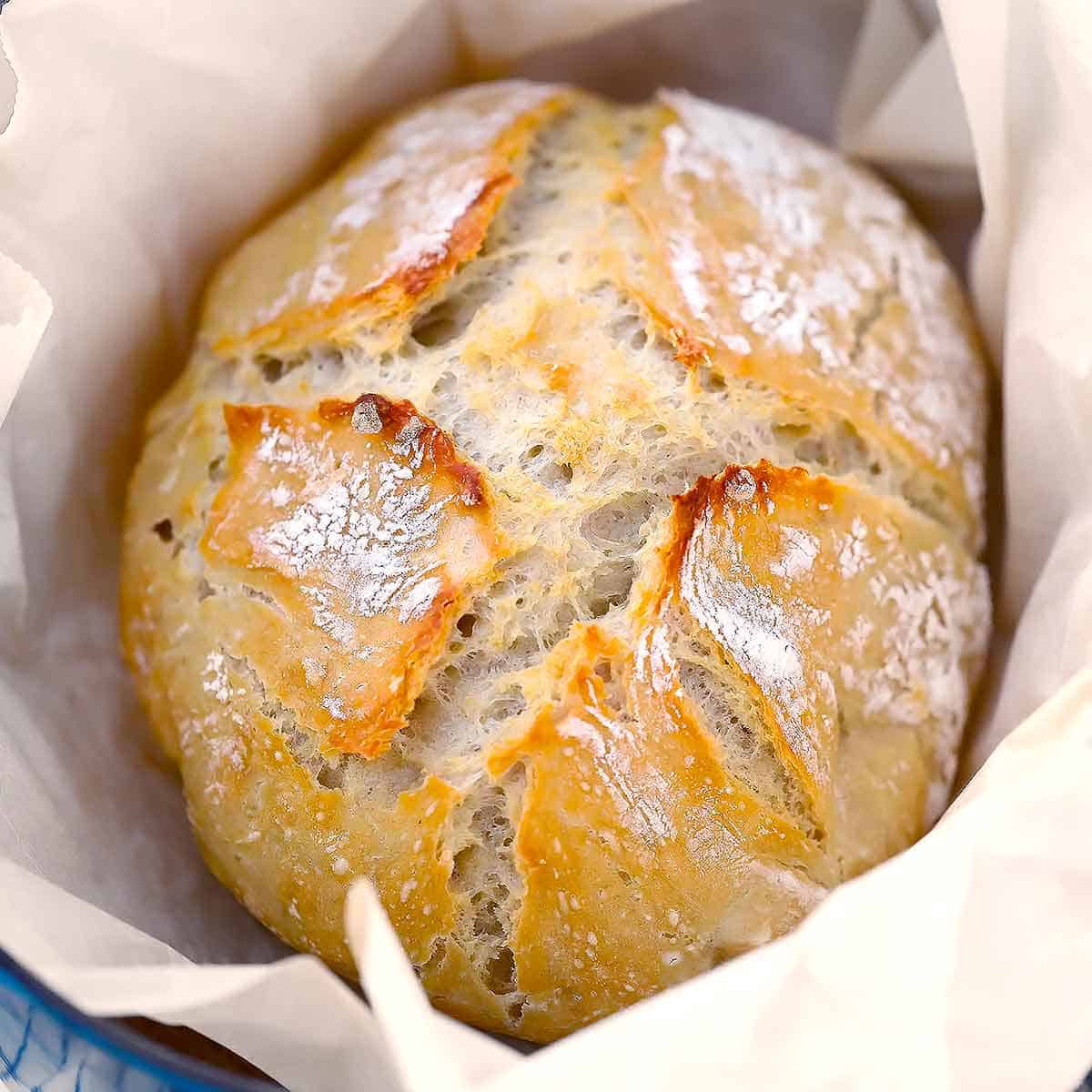 Dutch Oven No-Knead Bread