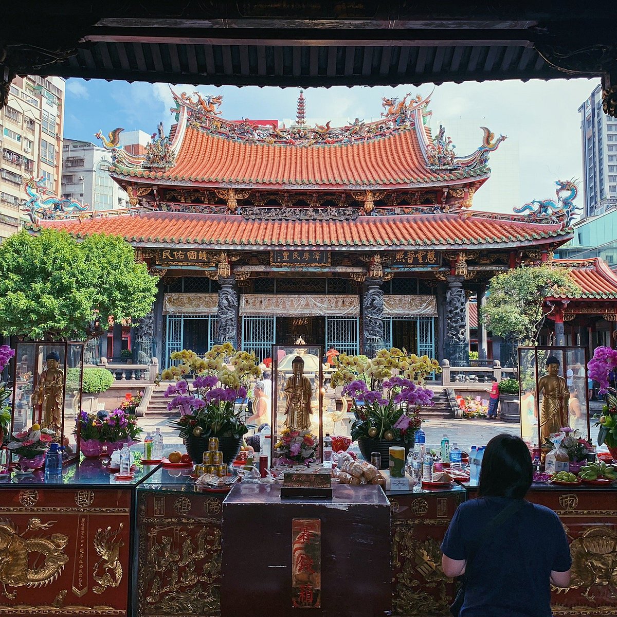 Visit the Longshan Temple