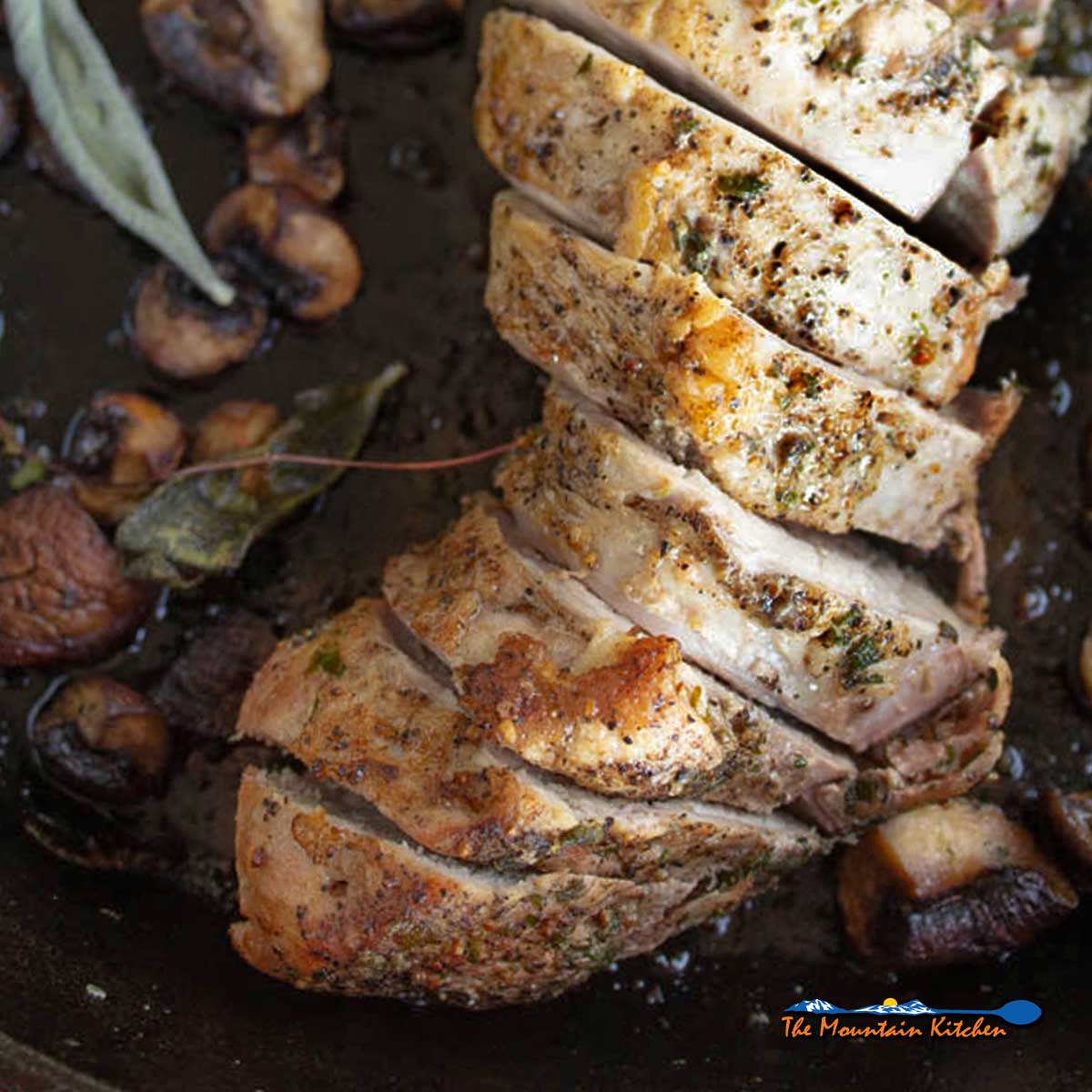 Pork Loin with Mushroom and Thyme