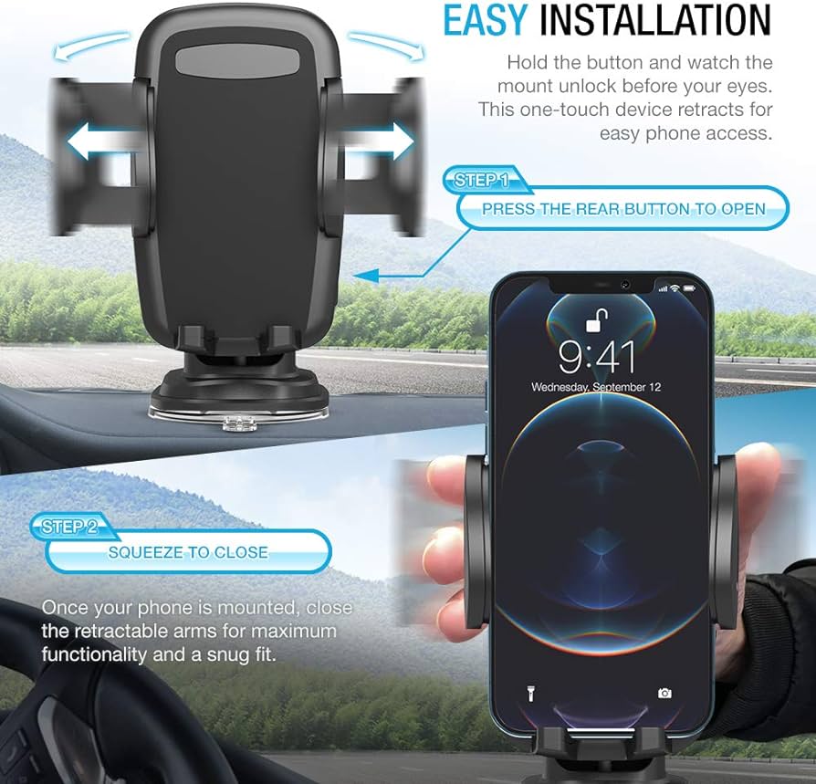 Maxboost DuraHold Series Car Phone Mount