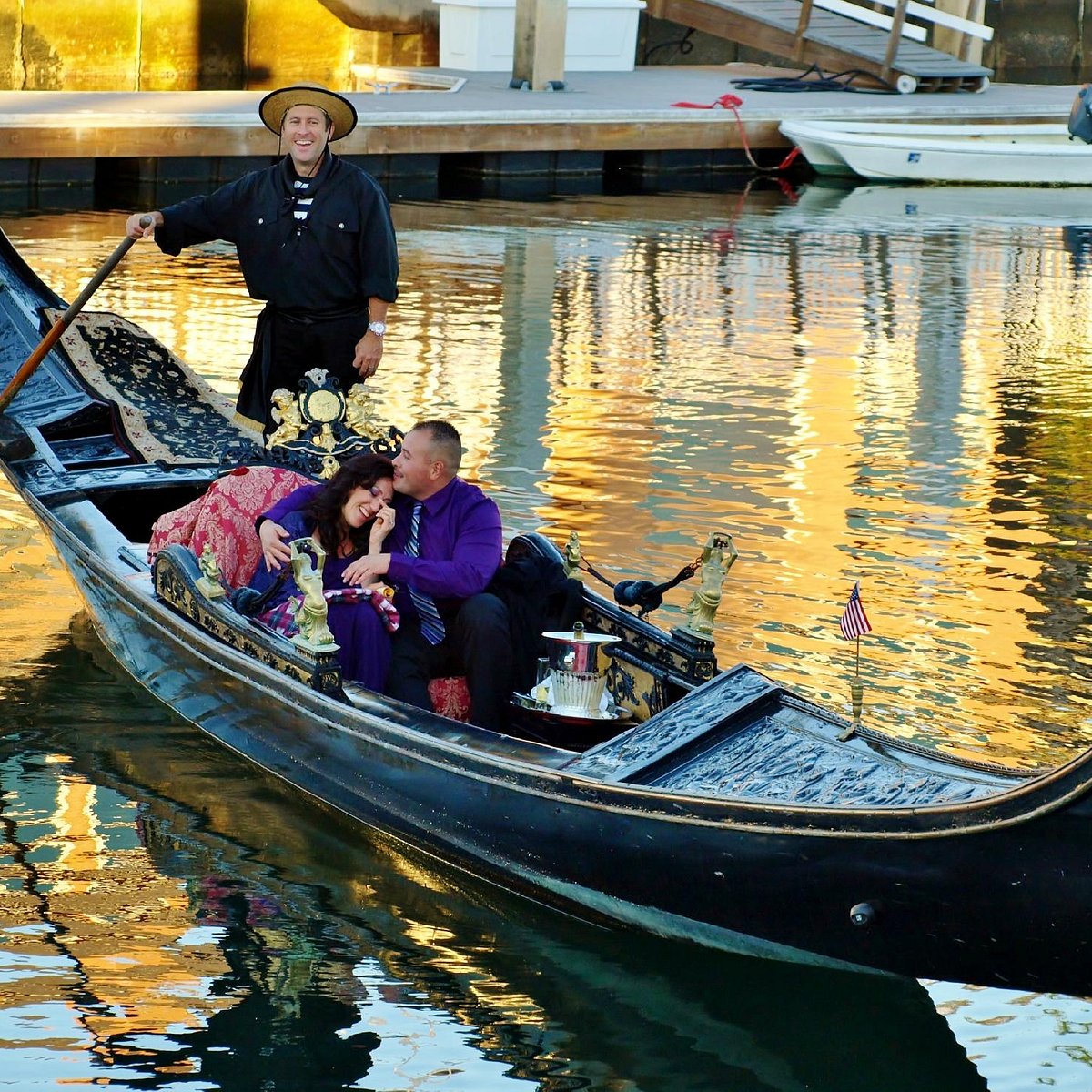 Romantic Gondola Ride in Newport Harbor