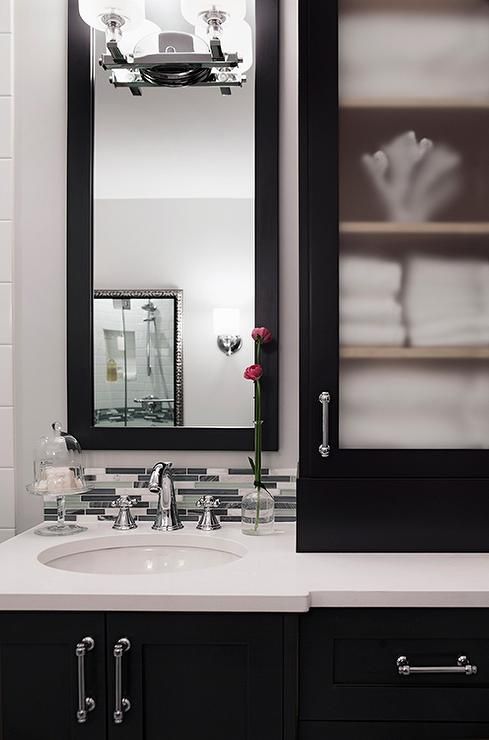 Rustic Charm with Etched Glass Cabinets