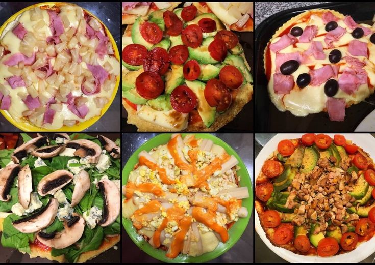 Pizza de pepperoni con masa de harina de avena
