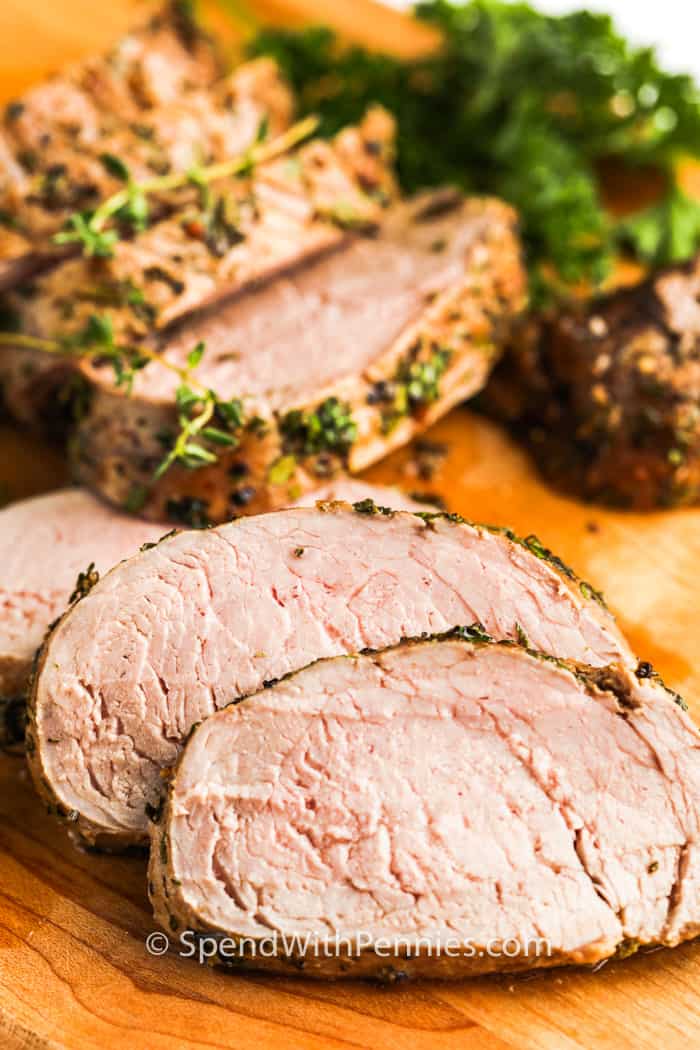 Pork Loin with Herb Crust