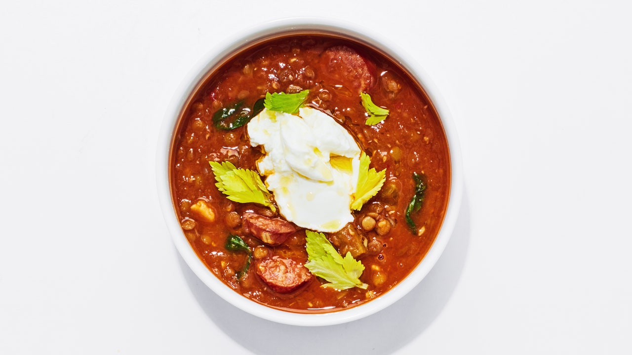 Kielbasa and Lentils