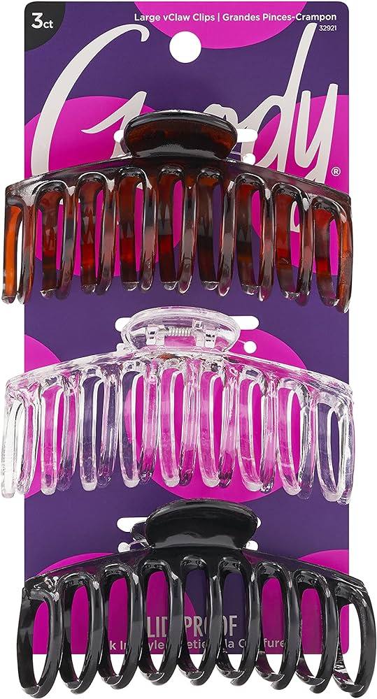 Goody Classics Large Hair Claw Clips
