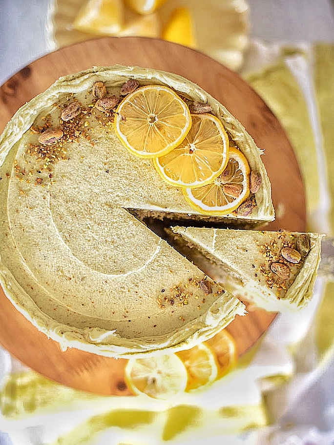 Pistachio and Lemon Cake
