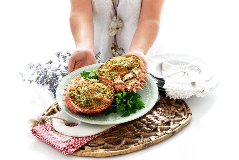 Receta de Txangurro gratinado con thermomix paso a paso