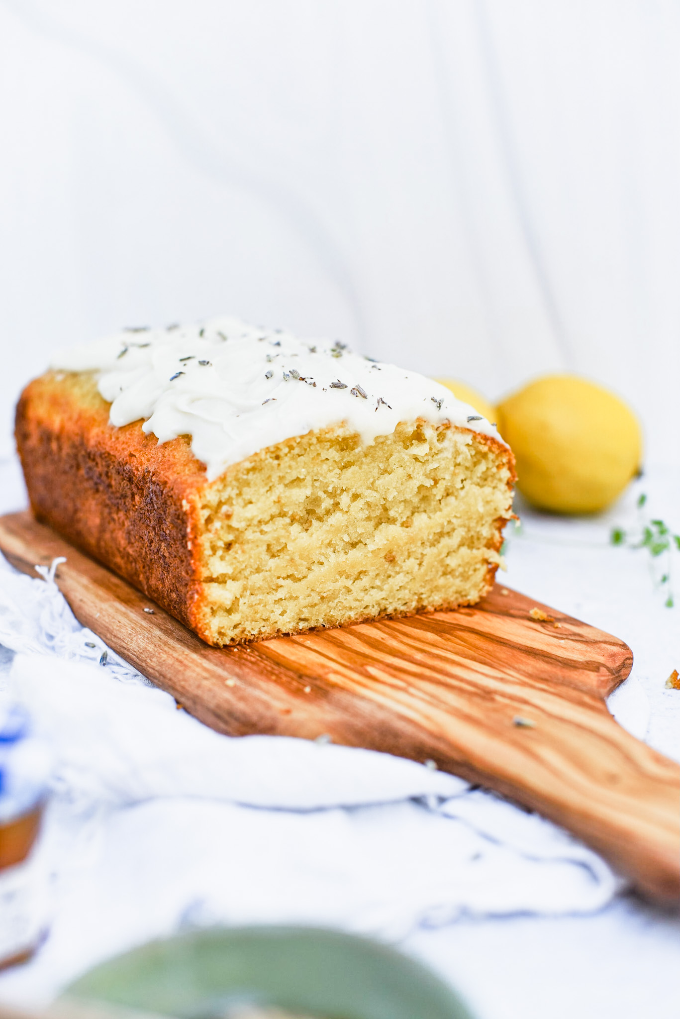 Lavender Honey and Lemon Pound Cake