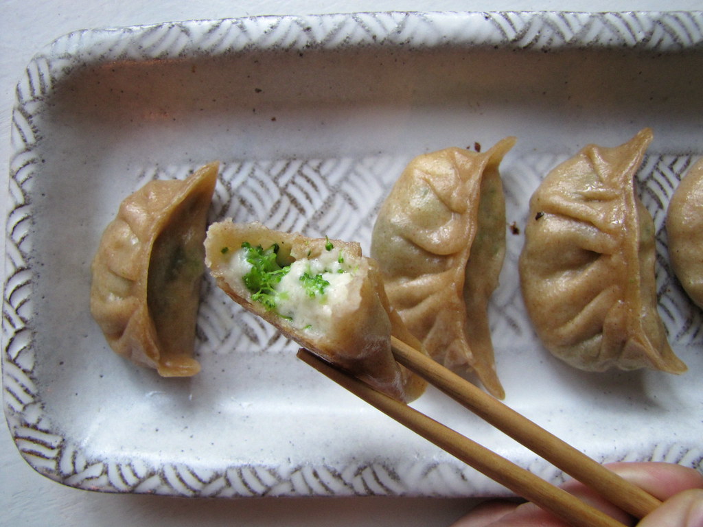 Broccoli and Cheese Dumplings