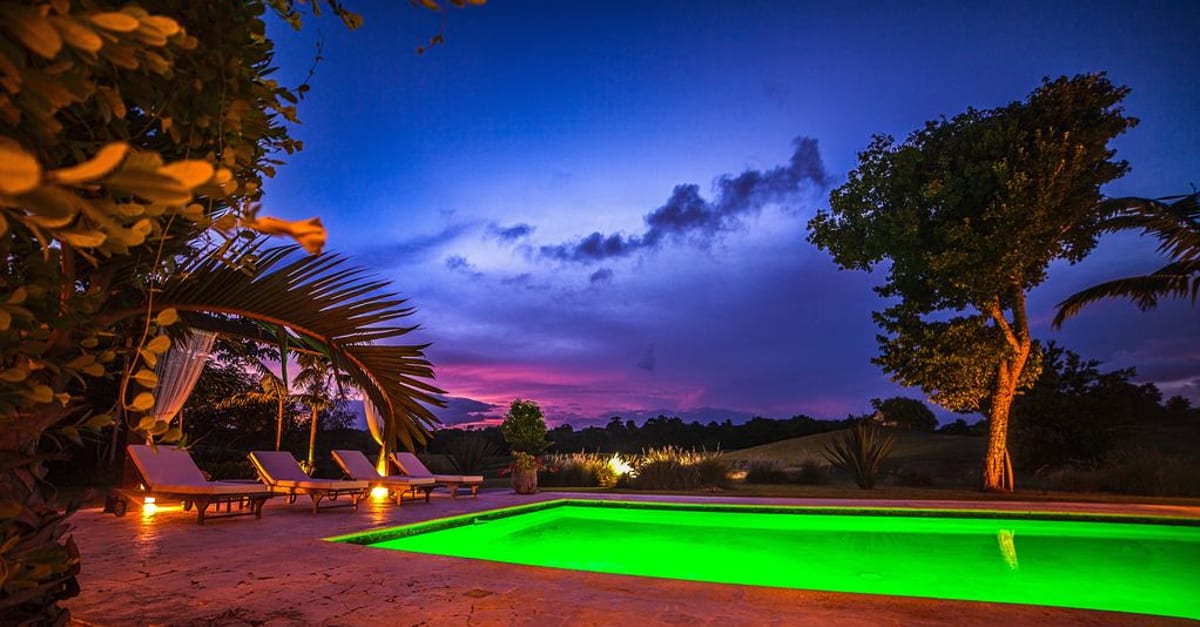 Villa con acceso directo a la playa en Bávaro