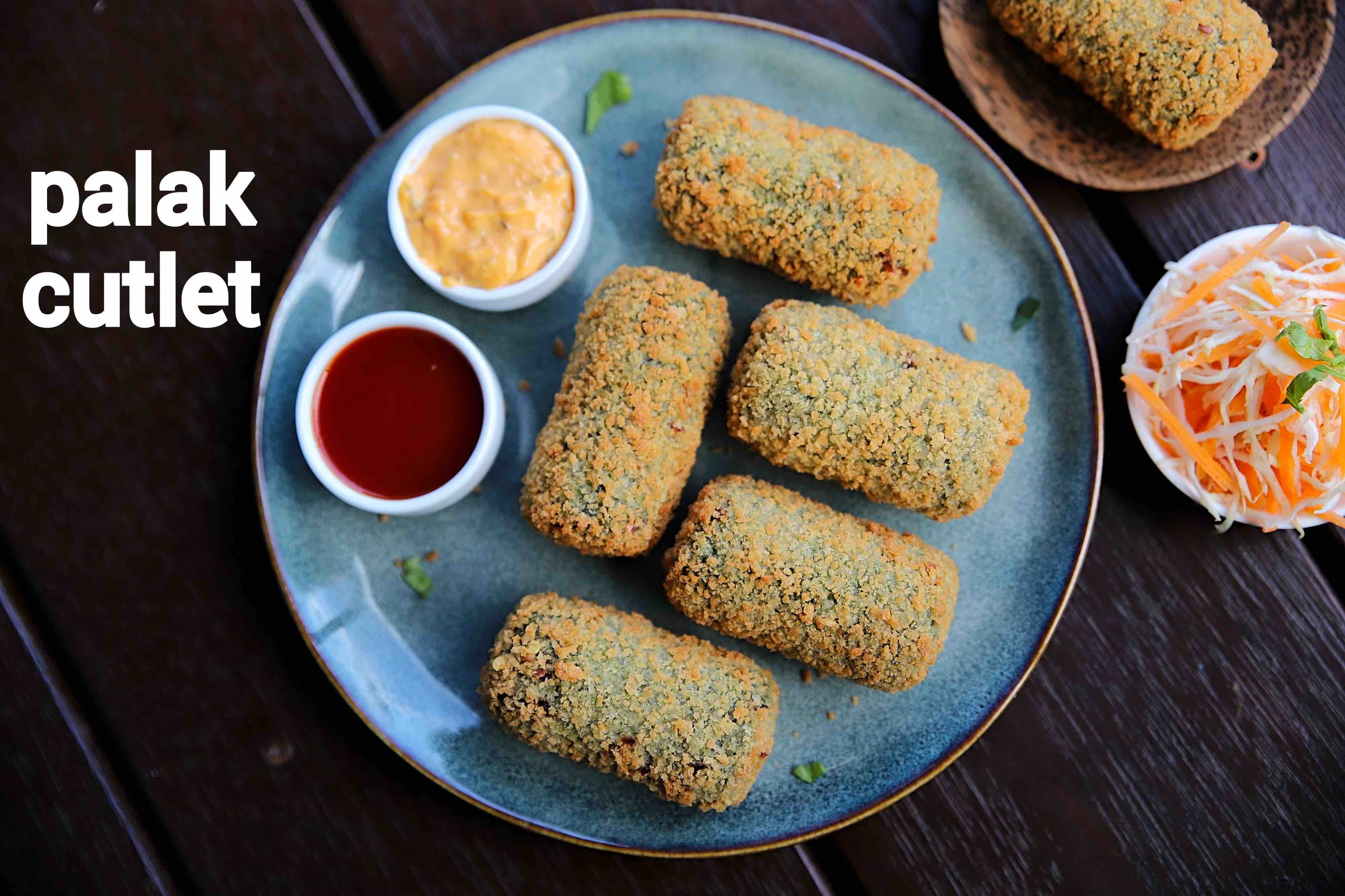 Spinach and Paneer Cutlets