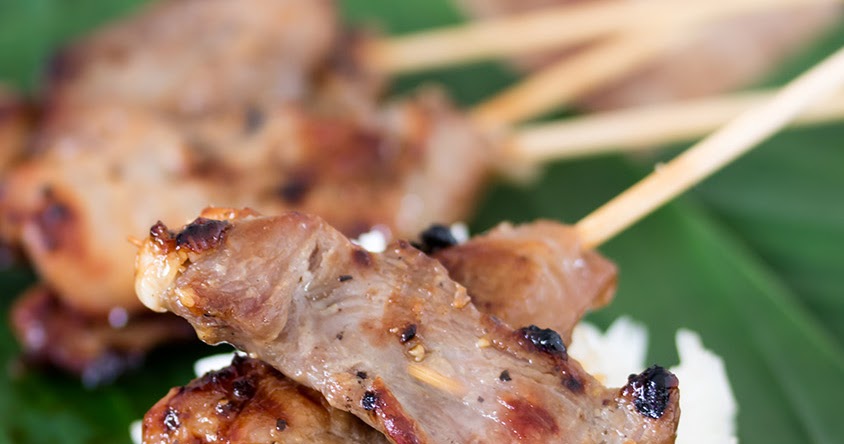 Kao Niew Moo Ping (Grilled Pork with Sticky Rice)
