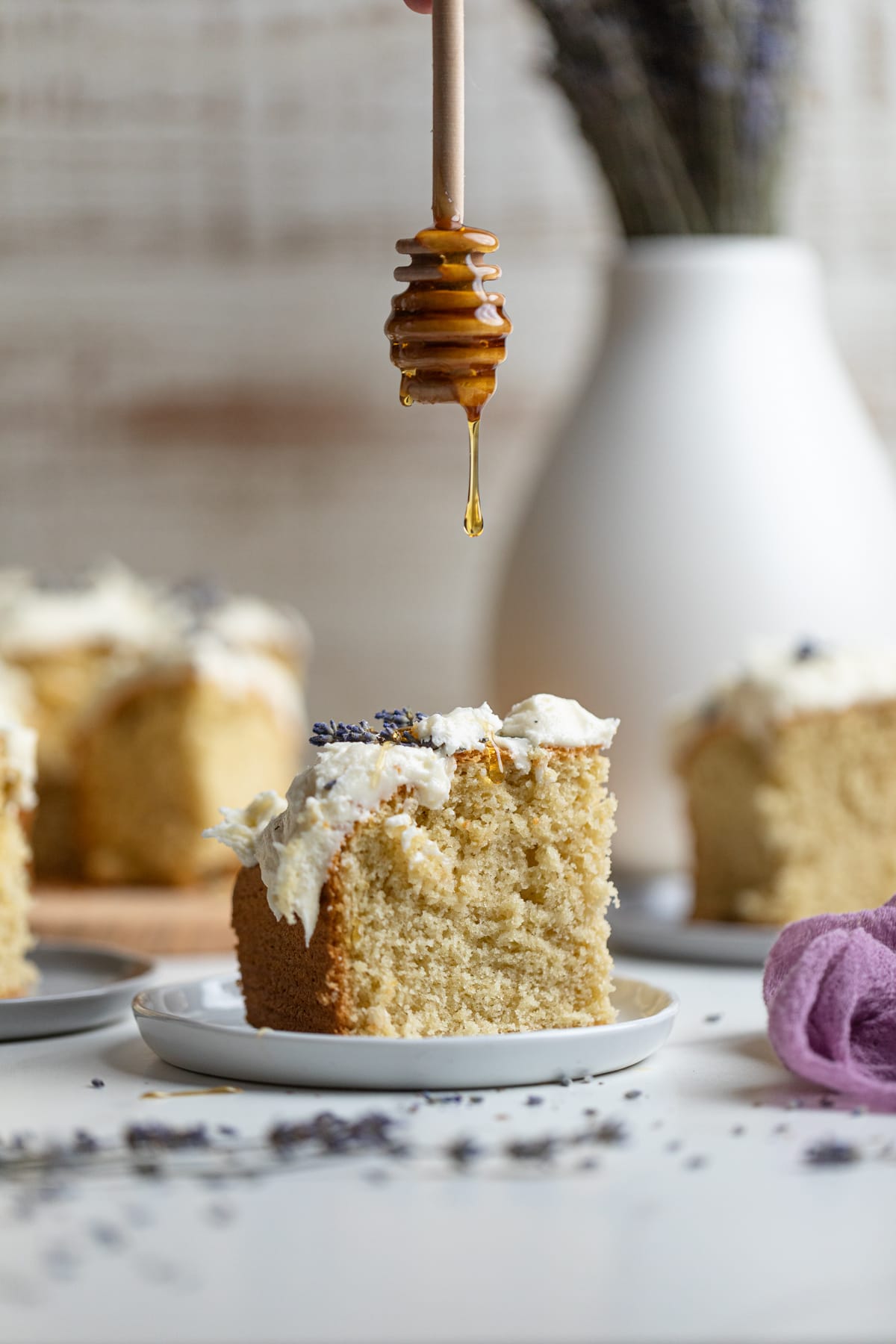 Lavender Honey Sheet Cake