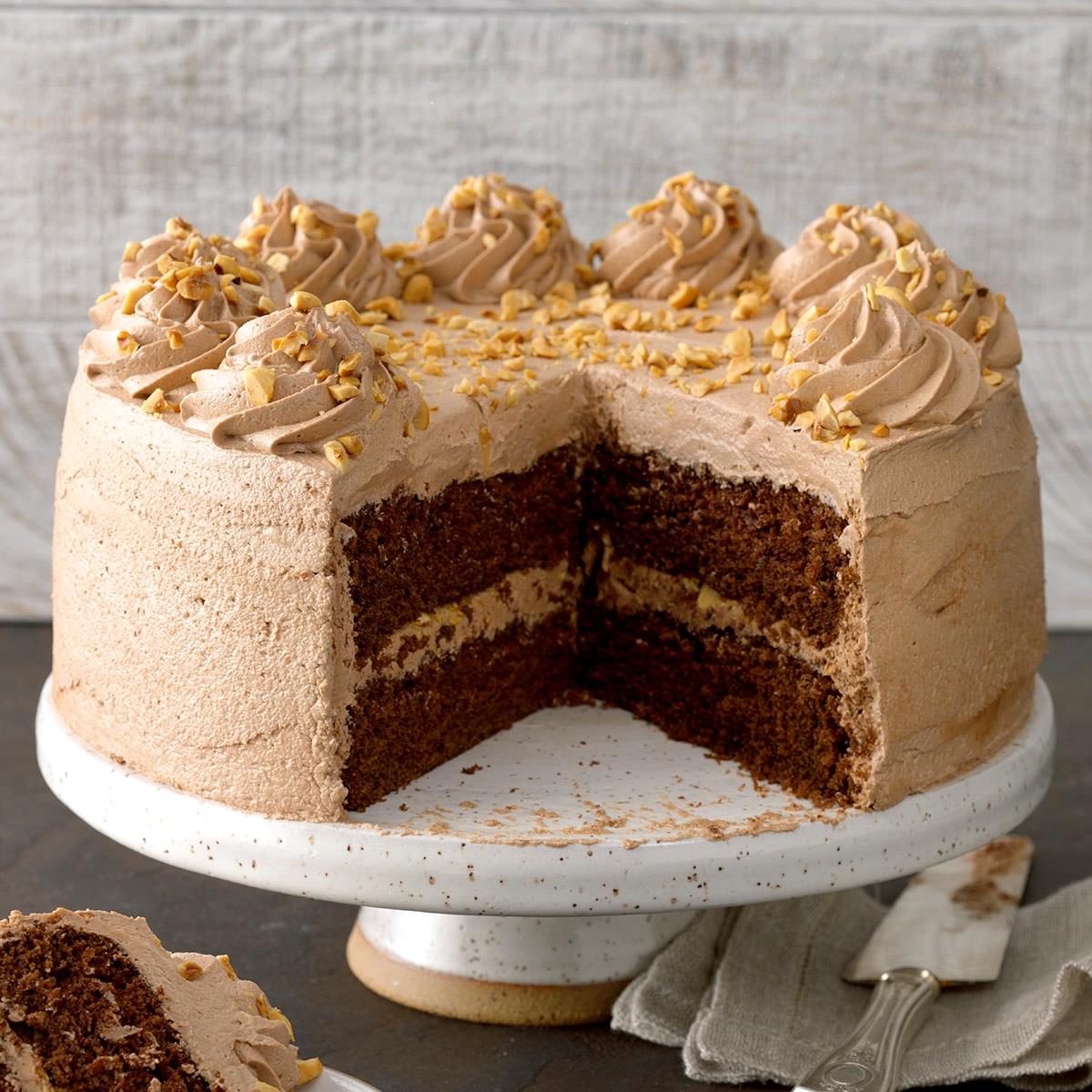 Hazelnut Mocha Cake
