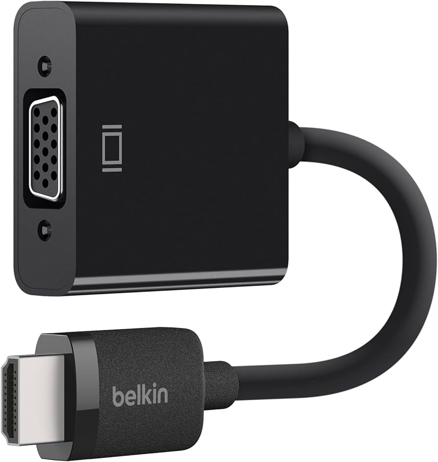 HDMI to VGA Adapter with Micro USB Power