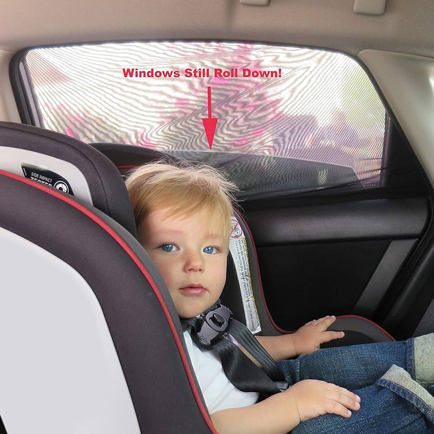 ShadeSox Universal Fit Car Rear Side Window Baby Sun Shade