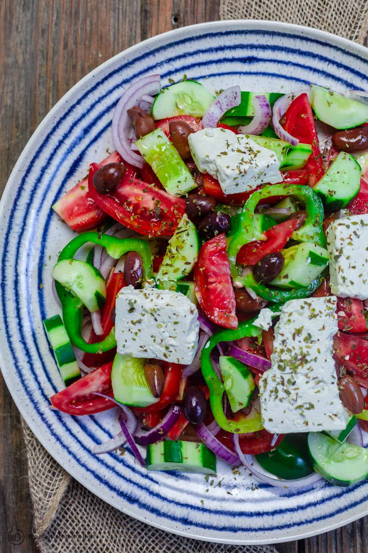 Horiatiki (Traditional Greek Salad)