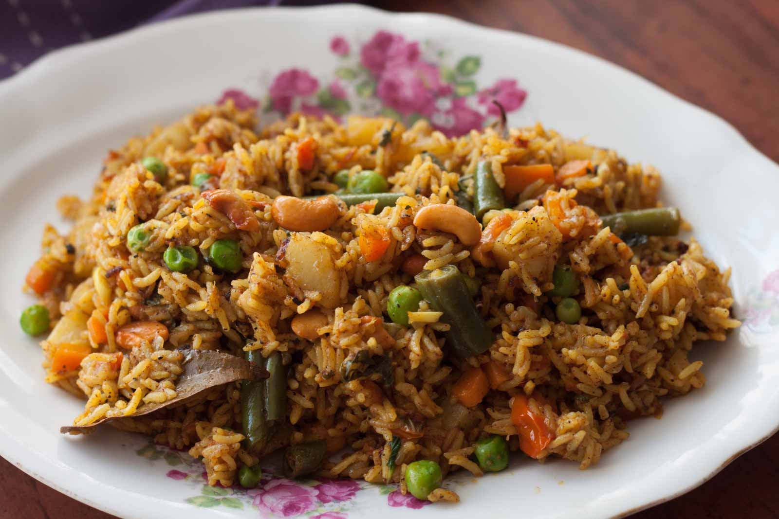 Chettinad Vegetable Biryani