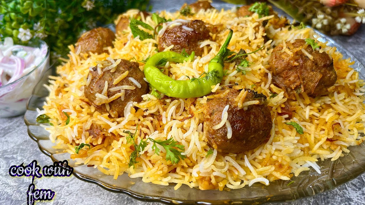 Mutton Kofta Dum Biryani