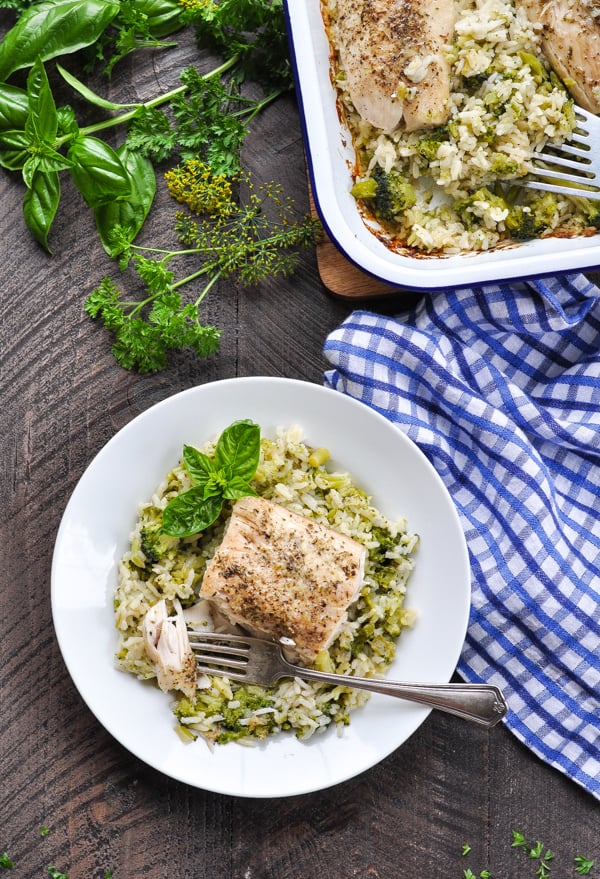 Cod and Broccoli Casserole