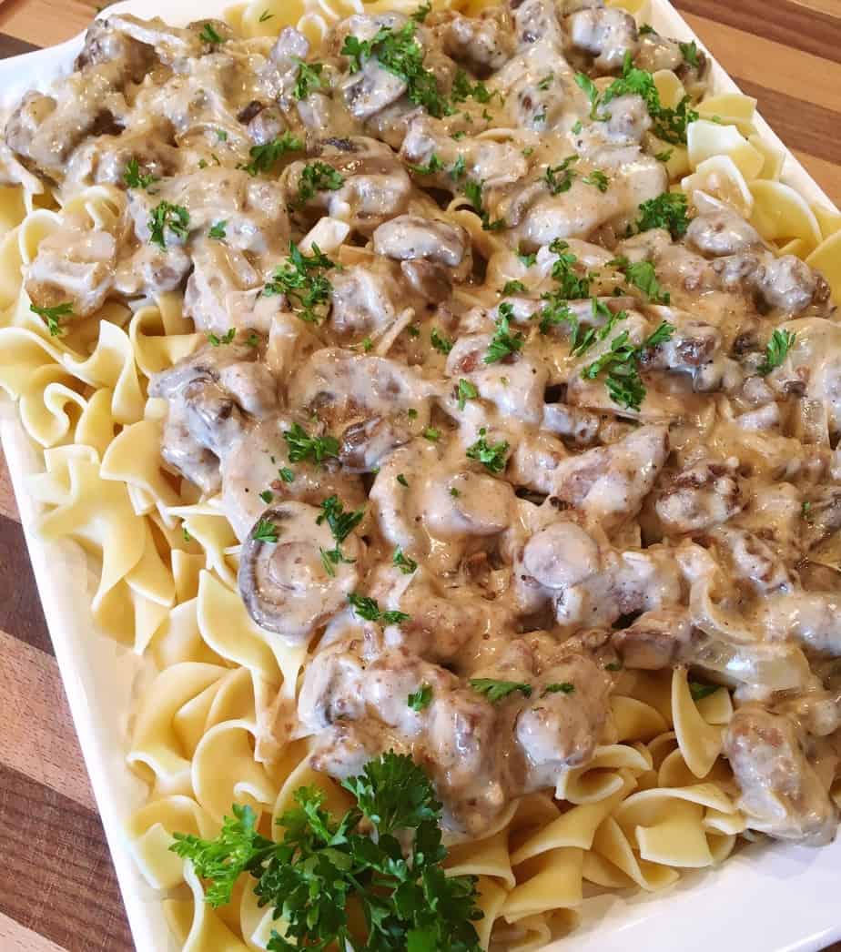 Cube Steak Stroganoff